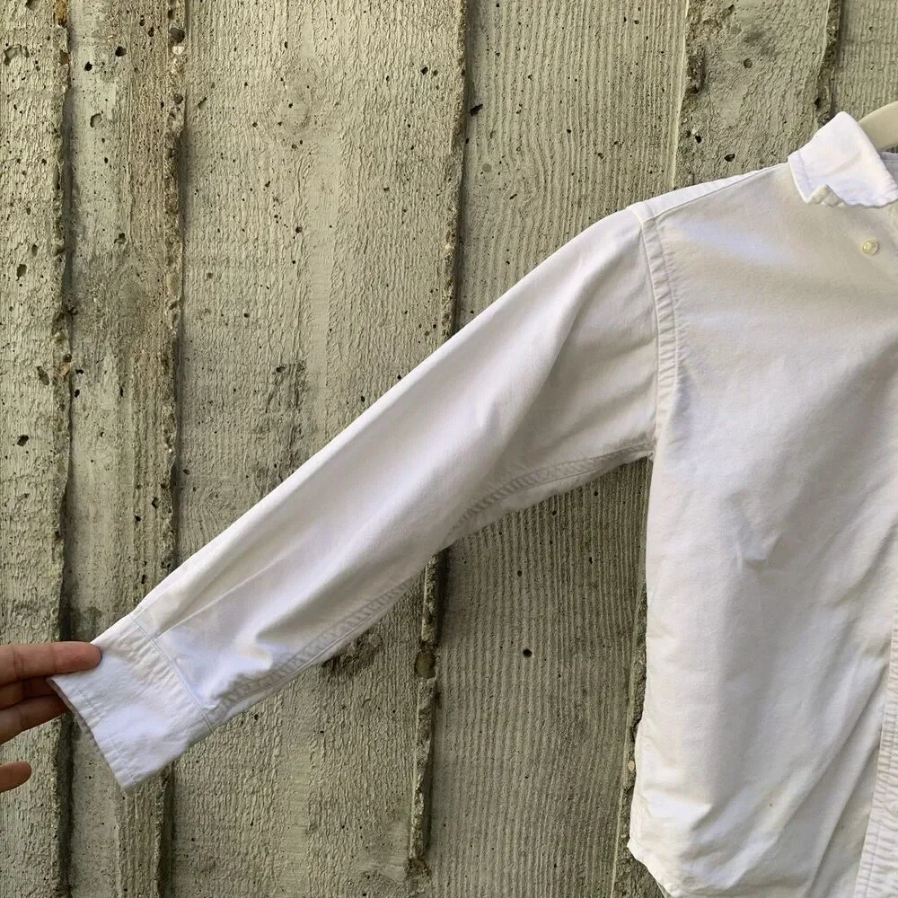 Ralph Lauren Boys Iconic Oxford Button Down Long Sleeve Shirt Casual Preppy Sz 5